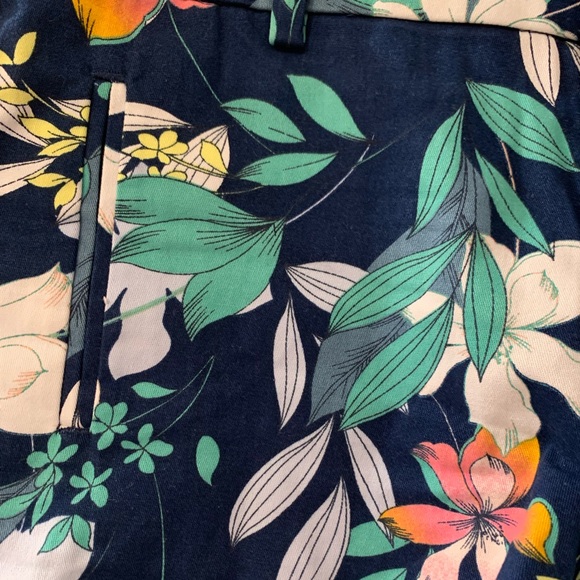 A.N.A Twill Shorts Navy Tropical 4 - Picture 4 of 7